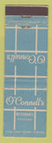 Matchbook Cover - O'Connell's Restaurants Chicago IL WEAR