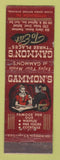 Matchbook Cover - Gammon's Restaurant Pittsburgh PA