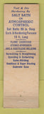 Matchbook Cover - Anderson Steel Treating Detroit MI