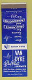 Matchbook Cover - Van Dyke Blue Print Service Warren MI