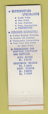 Matchbook Cover - Van Dyke Blue Print Service Warren MI