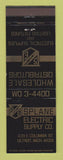 Matchbook Cover - Splane Electric Supply Detroit MI