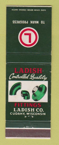 Matchbook Cover - Ladish Fittings Cudahy WI