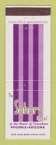 Matchbook Cover - Sahara Hotel Phoenix AZ WEAR