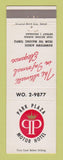 Matchbook Cover - Park Plaza Motor Hotel Detroit MI WEAR