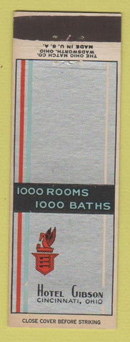 Matchbook Cover - Hotel Gibson Cincinnati OH