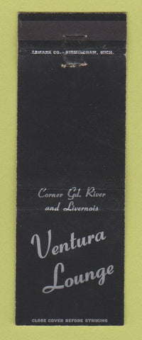 Matchbook Cover - Ventura Lounge Detroit MI