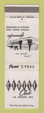 Matchbook Cover - Cerise Club La Crosse WI