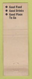 Matchbook Cover - New Villa Restaurant LA Crosse WI