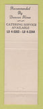 Matchbook Cover - Prime Beef House East Dearborn MI