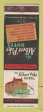 Matchbook Cover - Albert Pike Hotel Little Rock AR