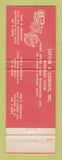 Matchbook Cover - Jeri's Detroit MI Chicago IL restaurant System