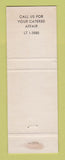 Matchbook Cover - Mayan Room New York City Interstate United WEAR