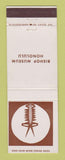 Matchbook Cover - Bishop Museum Honolulu Hawaii Breast Ornament