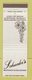 Matchbook Cover - Schueler's Restaurant Cincinnati OH