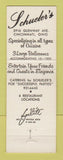 Matchbook Cover - Schueler's Restaurant Cincinnati OH