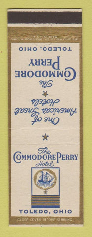 Matchbook Cover - Commodore Perry Hotel Toledo OH