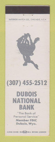 Matchbook Cover - Dubois National Bank WY