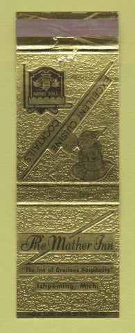 Matchbook Cover - Mather Inn Ishpeming MI
