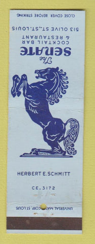 Matchbook Cover - The Seante Restaurant St Louis MO