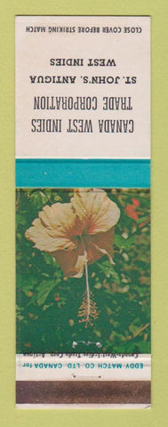 Matchbook Cover - Canada West Indies Trade Corp St John's Antigua WEAR