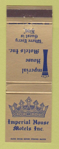 Matchbook Cover - Imperial House Motels Columbus Dayton Sidney OH