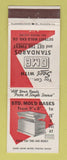 Matchbook Cover - Detroit Mold MI Mold Bases