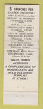Matchbook Cover - Detroit Mold MI Mold Bases