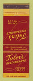 Matchbook Cover - Tyler's Restaurants Miami FL