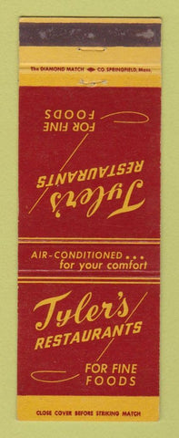 Matchbook Cover - Tyler's Restaurants Miami FL