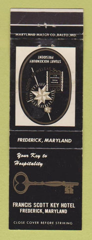 Matchbook Cover - Francis Scott Key Hotel Frederick MD