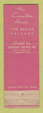 Matchbook Cover - Camellia House Drake Hotel Chicago IL Dorothy Draper