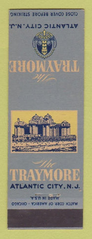 Matchbook Cover - Traymore Hotel Atlantic City NJ SAMPLE PINHOLES