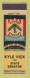 Matchbook Cover - Kyle Vice State Senate Election SAMPLE