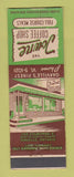 Matchbook Cover - Towne Coffee Shop Oakville ON