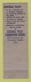 Matchbook Cover - Light the Way Cerebral Palsy Cleveland Heights OH