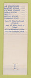 Matchbook Cover - The Presidential Inn Southgate MI