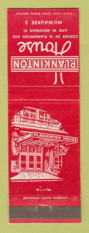 Matchbook Cover - Plankinton House Milwaukee WI