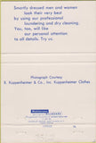 Matchbook Cover - Dawn Dry Cleaners 60s Men's Clothing 40 Strike