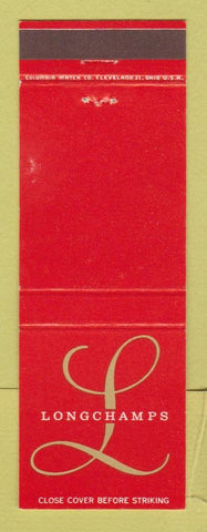 Matchbook Cover - Longchamps Restaurants New York City