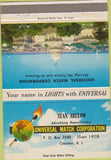 Matchbook Cover - Universal Match Stan Abelow Cranston RI 40 Strike