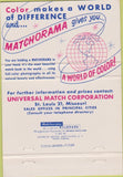 Matchbook Cover - Universal Match Stan Abelow Cranston RI 40 Strike