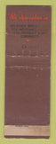 Matchbook Cover - son Glass Detroit MI WORN