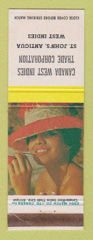 Matchbook Cover - Canada West Indies Trade Corp St John's Antigua