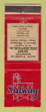 Matchbook Cover - Safway Steel Scaffolds Jack Tarbeck Detroit MI