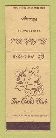 Matchbook Cover - The Oak's Club Chicago IL