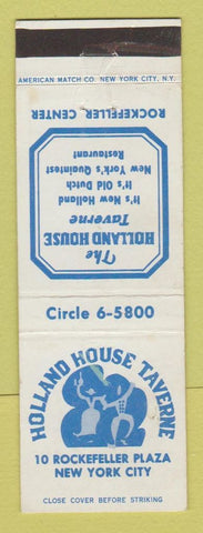 Matchbook Cover - Holland House Taverne New York City