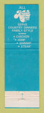 Matchbook Cover - Kapok Tree Inn Urbana MD Maderia Beach Clearwater FL