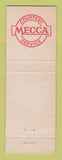 Matchbook Cover - Mecca Restaurants London UK Ireland Scotland