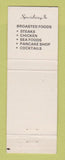 Matchbook Cover - Shores Restaurant St Ignace MI